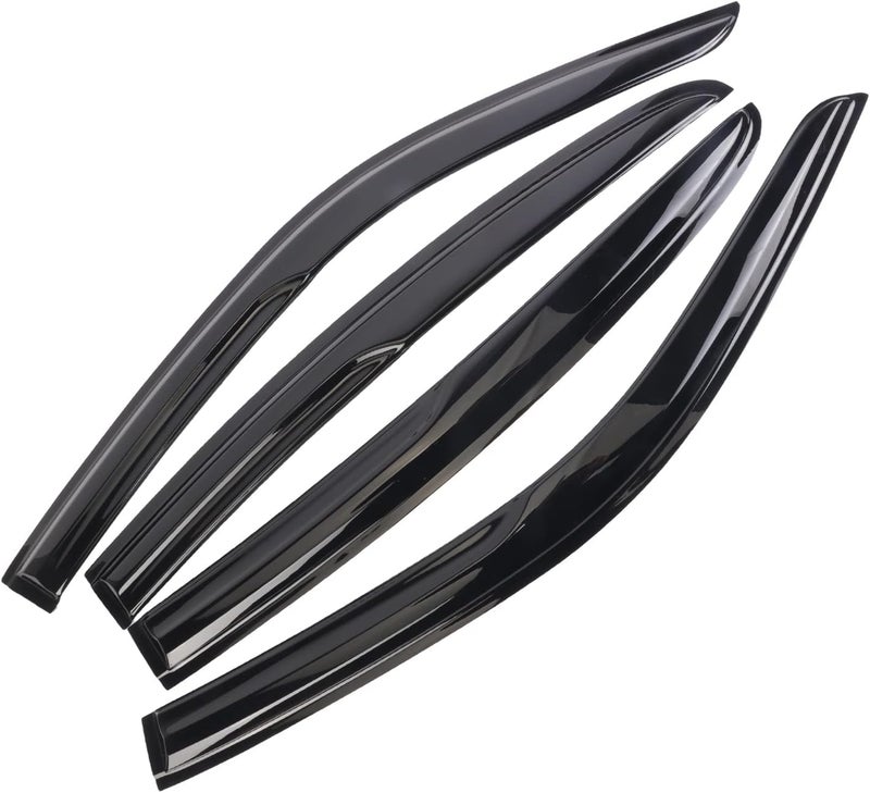 WONSABON Window Visors Rain Guards Deflector 4 Piece Set for 2011-2021 Dodge Charger 94313 - Image 2